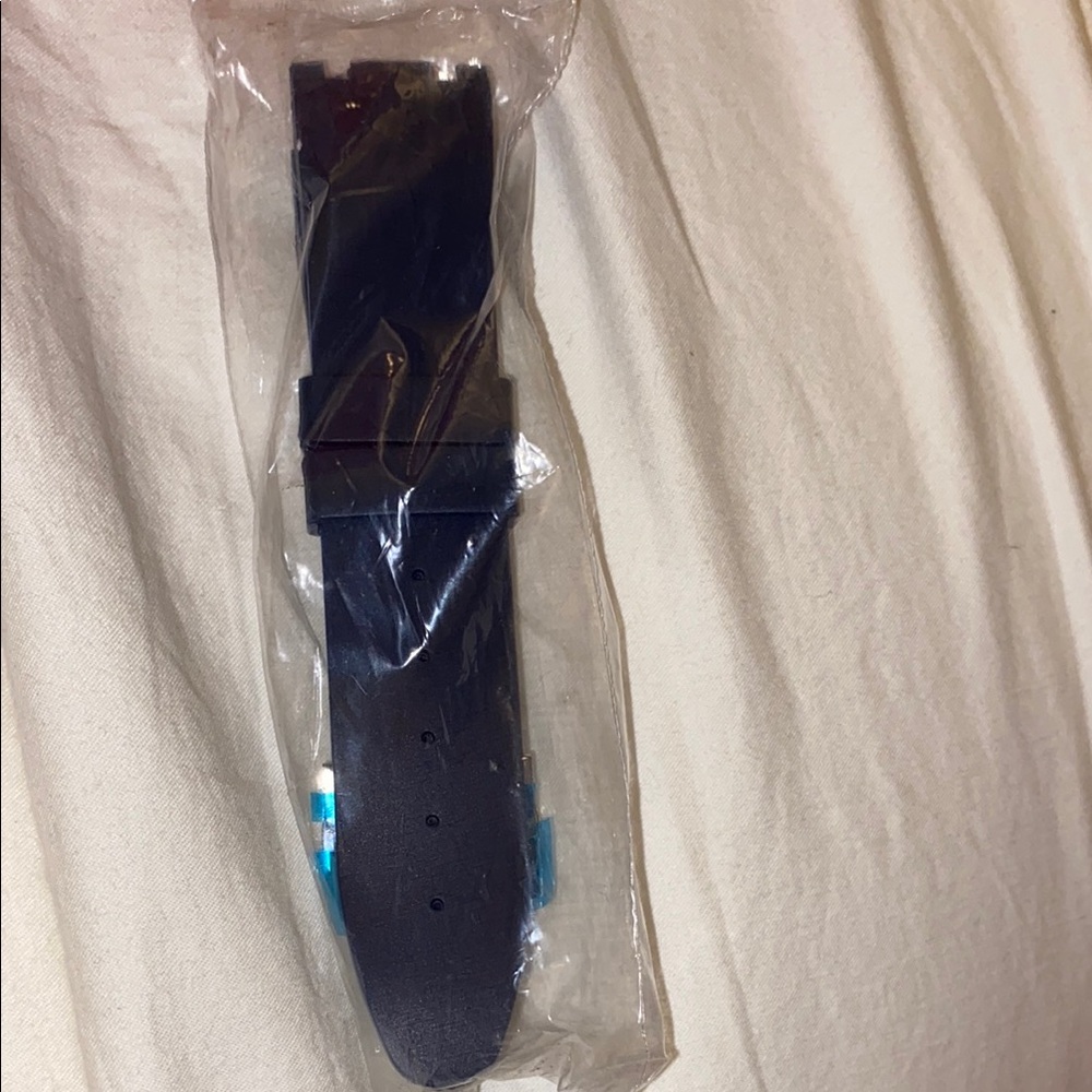 Black and Blue Watch Strap - Picture 2 of 3